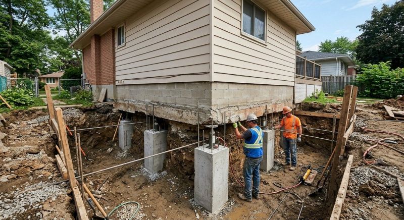 Basement Underpinning in Canton, GA