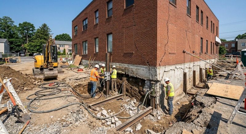 Building Foundation Repair in Fairmount, GA