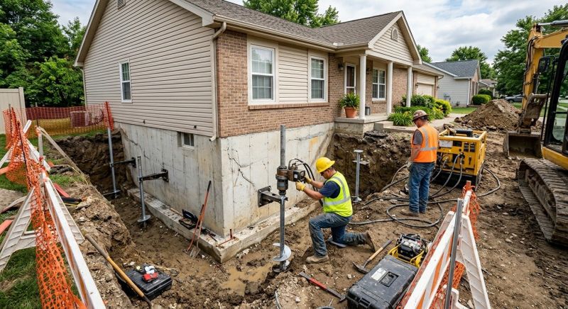 Building Foundation Repair in Woodstock, GA