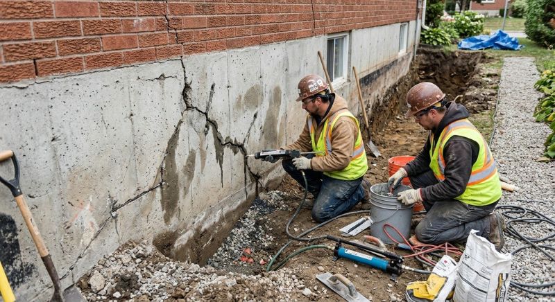 Cracked Foundation Repair in Acworth, GA