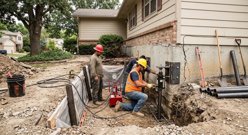 Cracked Foundation Repair in Cherokee County, GA