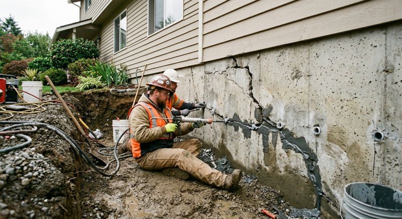 Cracked Foundation Repair in Fairmount, GA