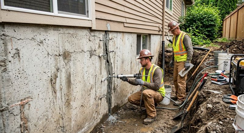 Cracked Foundation Repair in Jasper, GA