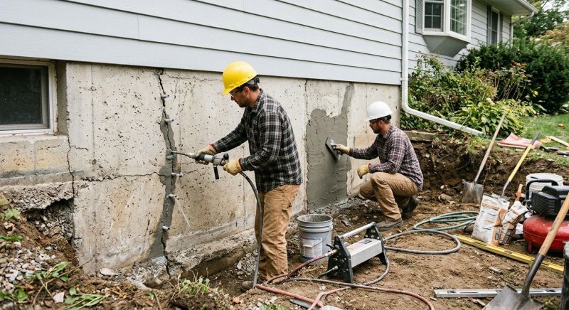 Cracked Foundation Repair in Kennesaw, GA