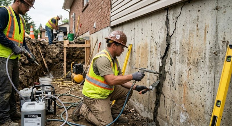 Cracked Foundation Repair in Pickens County, GA