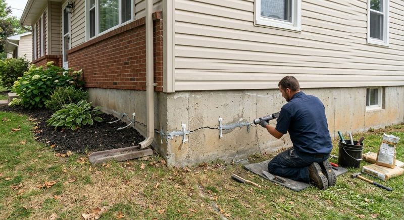 Cracked Foundation Repair in Pickens County, GA