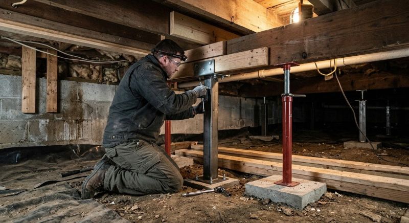 Crawlspace Structural Repair in Canton, GA