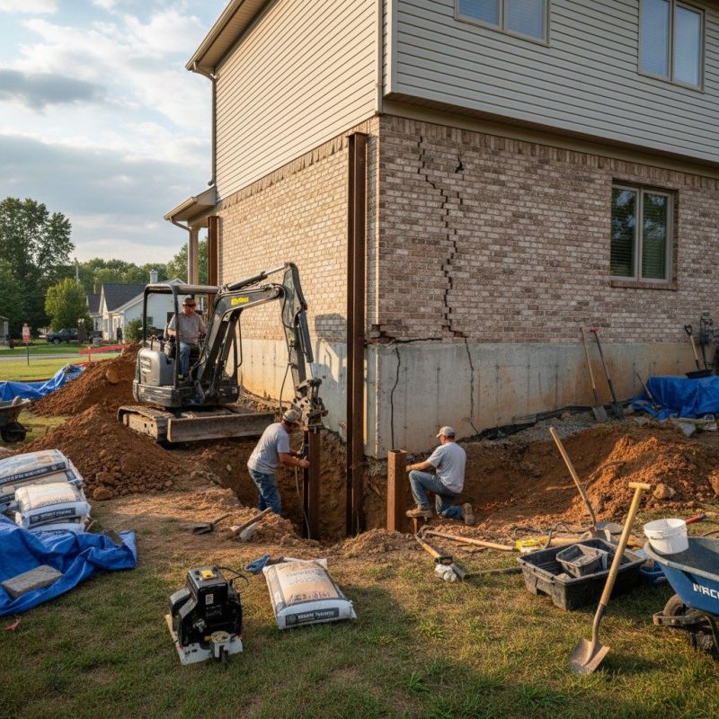 Crawlspace Structural Repair in Canton, GA