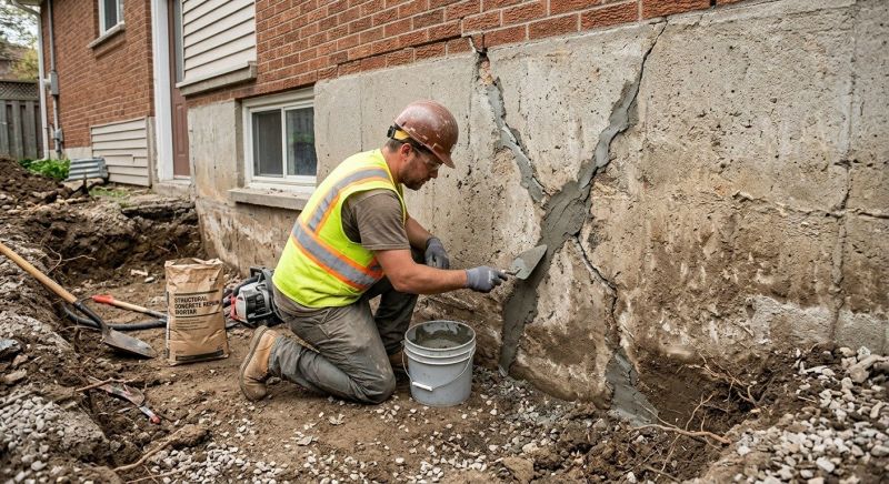 Foundation Crack Repair in Cobb County, GA