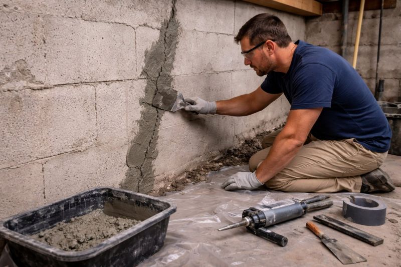 Foundation Crack Repair in Marietta, GA