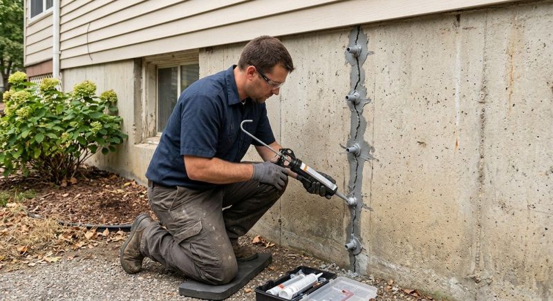 Foundation Crack Sealing in Canton, GA