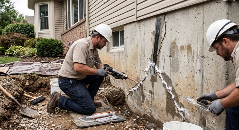 Foundation Cracks Repair in Canton, GA