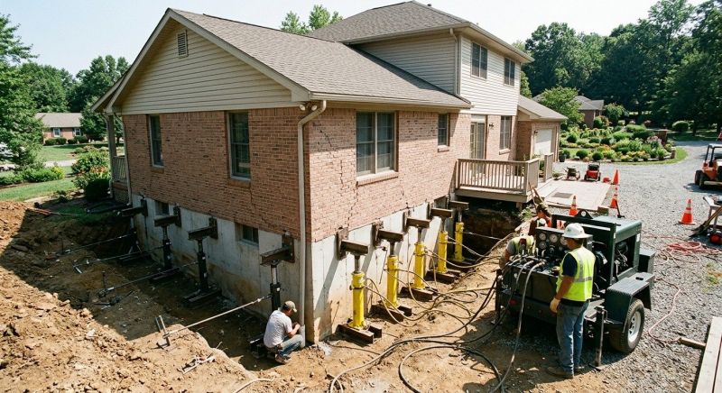 Foundation Jacking in Alpharetta, GA