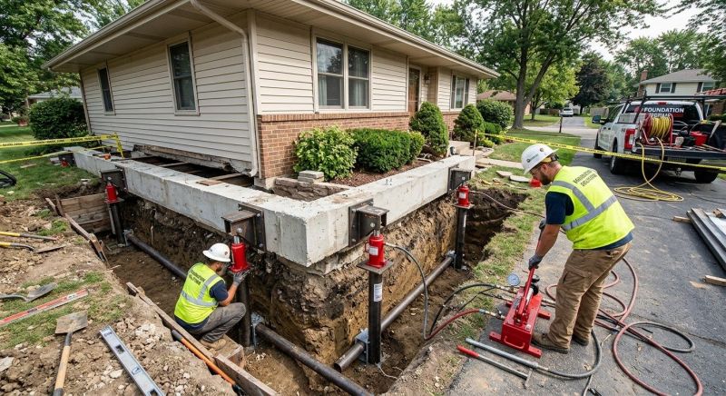 Foundation Jacking in Cherokee County, GA