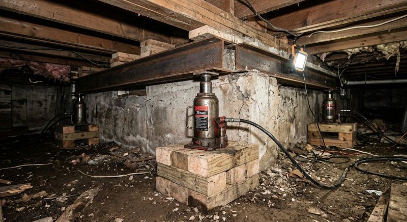 Foundation Jacking in Woodstock, GA