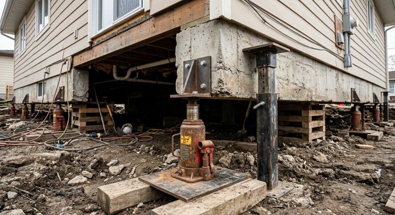 Foundation Lifting in Marietta, GA