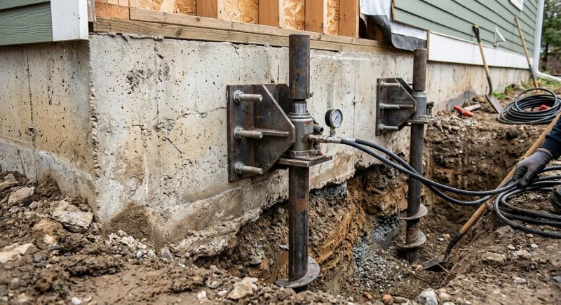 Foundation Pier Leveling in Canton, GA