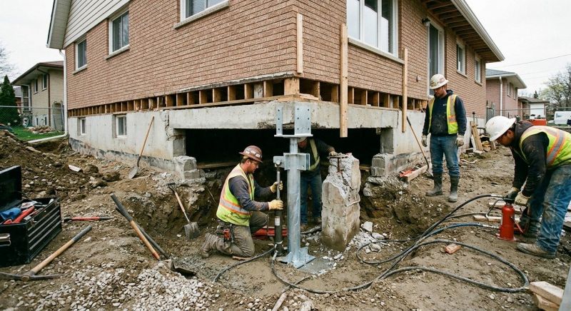 Foundation Pier Repair in Canton, GA