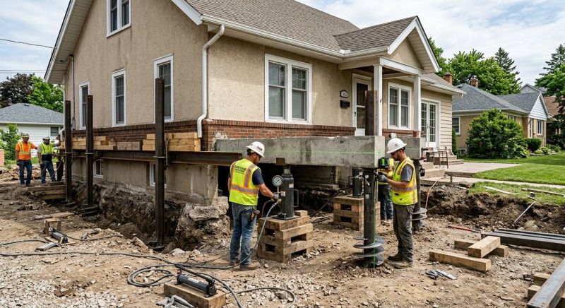 Foundation Releveling in Canton, GA