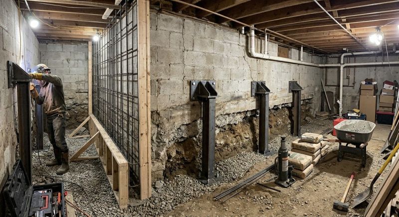 Foundation Stabilizing in Marietta, GA