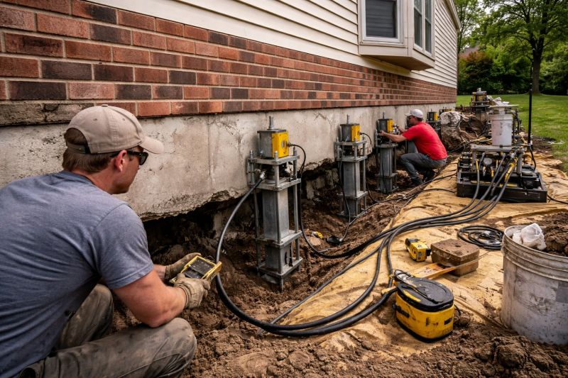 Settling Foundation Service in Cobb County, GA