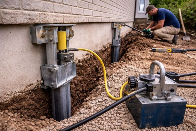 Sinking Foundation Repair in Alpharetta, GA