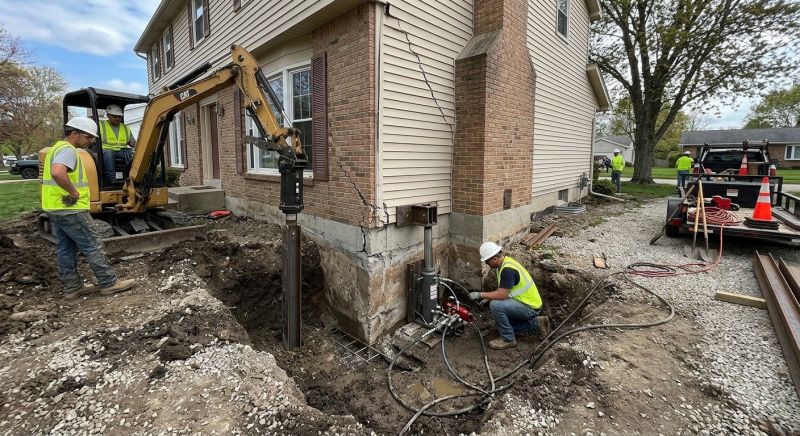 Sinking Foundation Repair in Kennesaw, GA