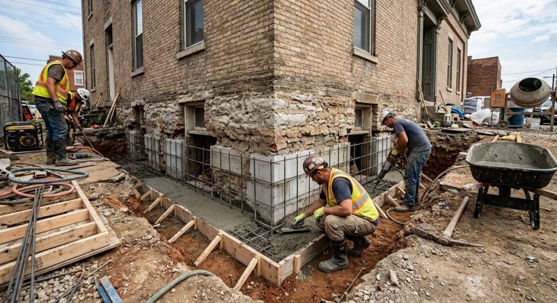Underpinning Repair in Canton, GA